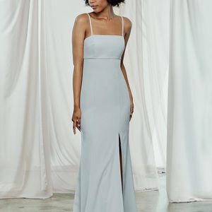 Amsale Light Blue New Ice Bray Bridesmaids Dress size 4